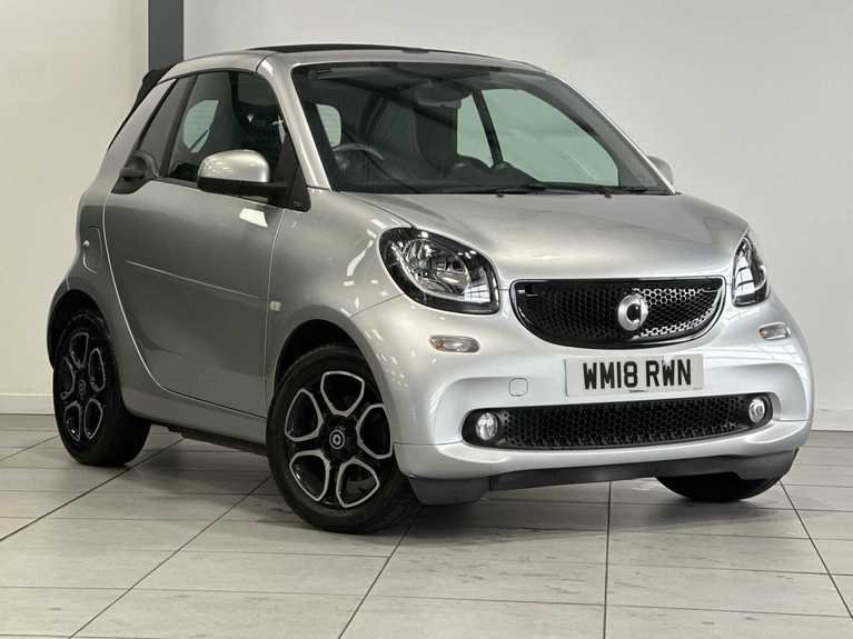2018 Smart fortwo 1.0 Prime (Premium Plus) Cabriolet 2dr Petrol Manual Euro 6 (s/s) (71 ps)
